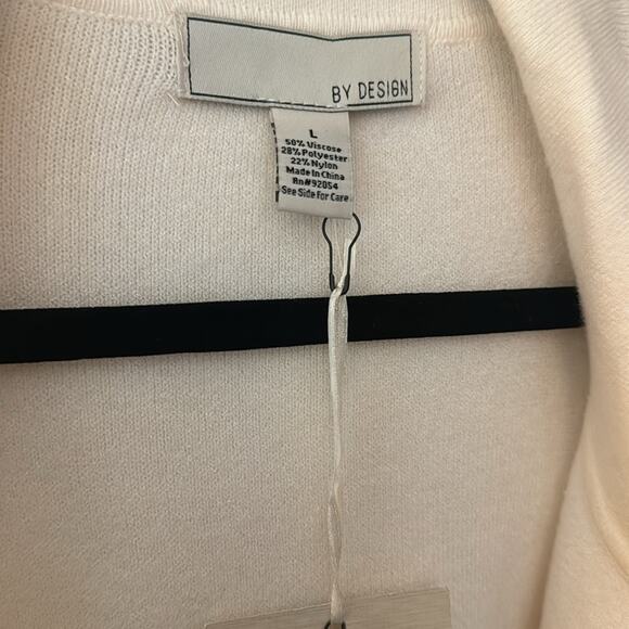 BY DESIGN Lola Notch Collar Tunic Cardigan - Camel Size L - Picture 7 of 7